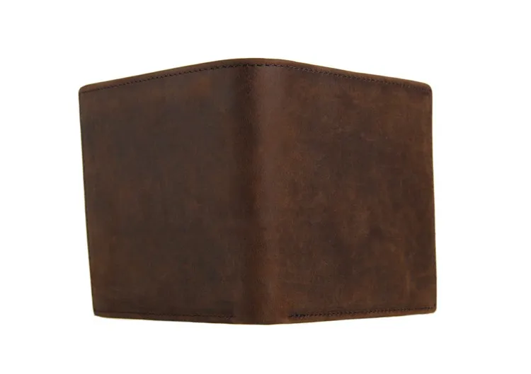 Augus Genuine Leather Men Wallet Purse Card Holder Money Brown Color Unique Design Fashion Style 8047R | Багаж и сумки