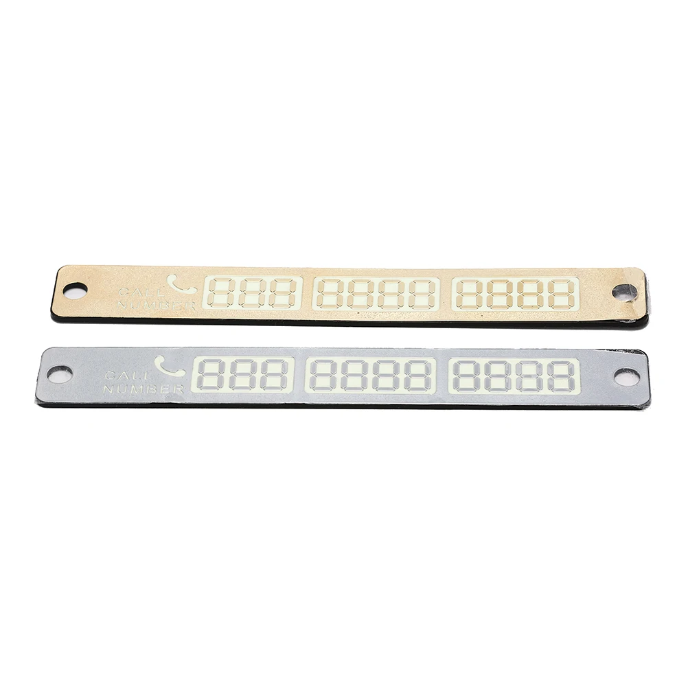 

1pcs Night Luminous Temporary Car Parking Card Notification Sucker Plate Card Telephone Number Card