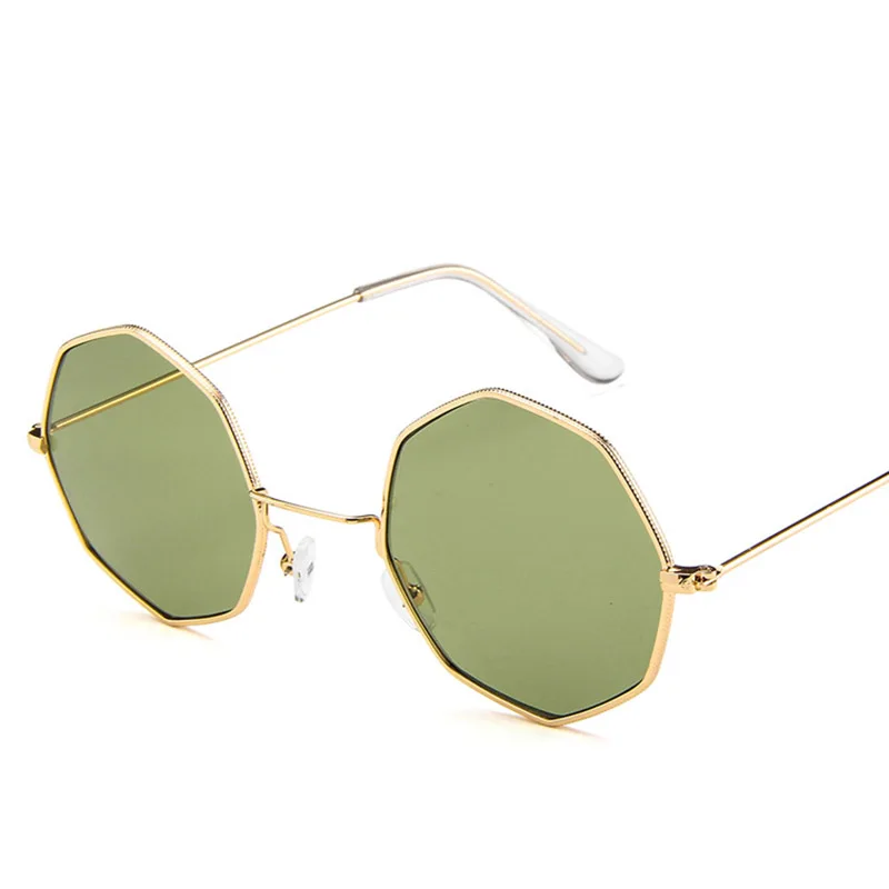 Маленькие шестиугольные солнцезащитные очки для женщин и мужчин винтажные глаз