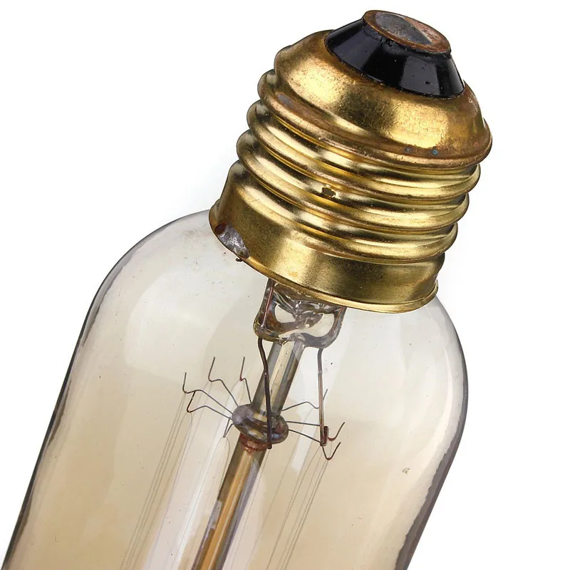 Новый T45 Ретро Винтаж Эдисон лампы 110V/220V 60W E27 накаливания прямой арт Edison