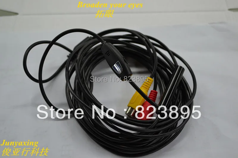 AV 5m 450000 Пиксели промышленная камера-эндоскоп с шестью светодиодный светильник |