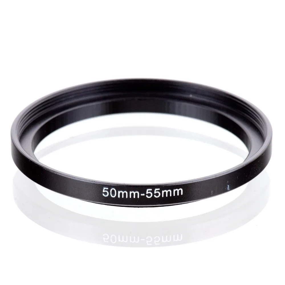 

RISE(UK) 50mm-55mm 50-55mm 50 to 55 Step down Ring Filter Adapter black