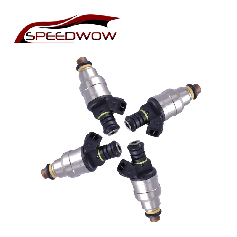 Speedwow 4Psc 1000cc топливный инжектор низкое сопротивление топлива Форсунка для Mustang