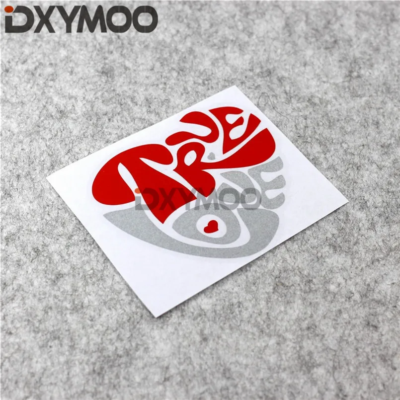 Декоративные наклейки для мотоцикла красивые скейтборда с надписью TRUE LOVE 10x9 см -