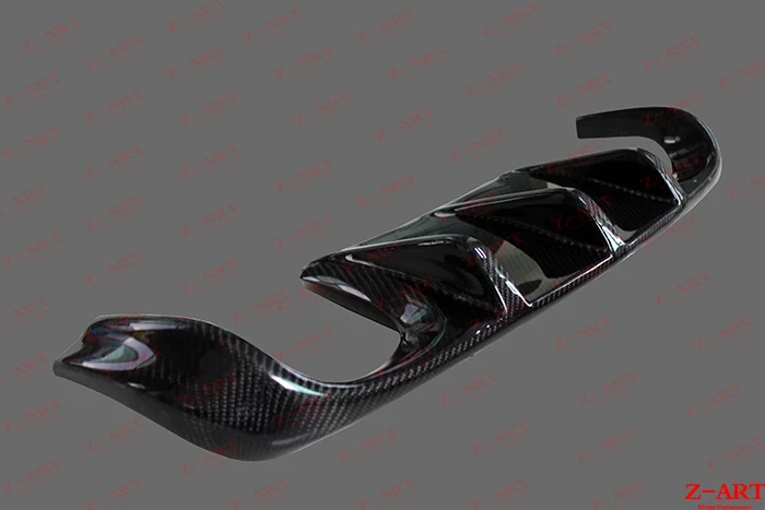 Z ART углеродное волокно задний диффузор для BMW M3 2009 2012 нижний спойлер E90 E92 E93 задней