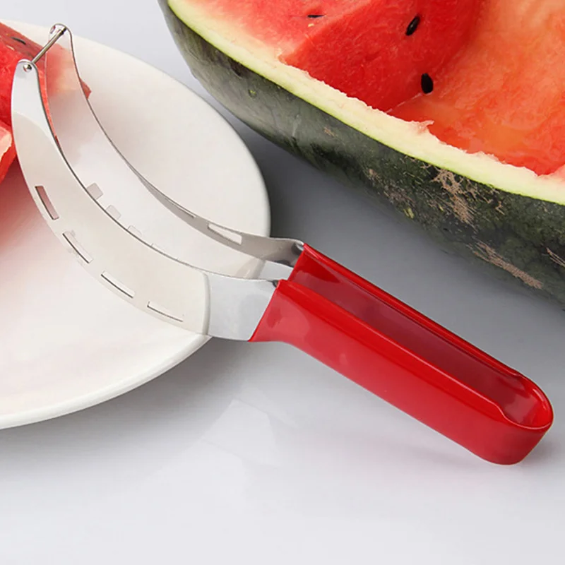 

Vegetable Tools Watermelon Slicer Fruit Fast Cutter Knife Corner Fruit Kitchen Cutting Accessories High Quality Stainless Steel