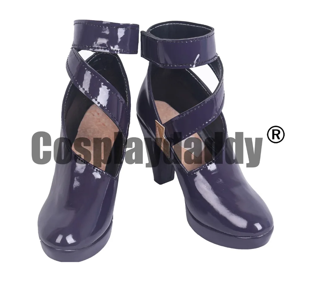 

LOL Agony's Embrace K/DA Evelynn Cosplay Purple High Heel Shoes S008