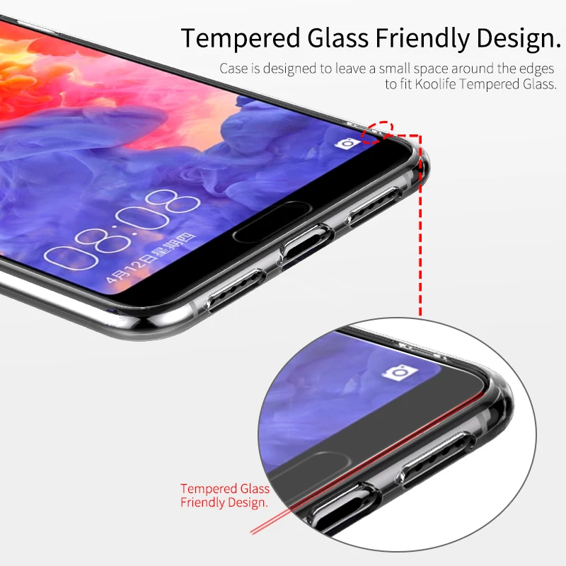 For huawei P20 pro Transparent soft silicone case luxury Ulyra thin Cover for P 20 P20pro full protector phone cover |