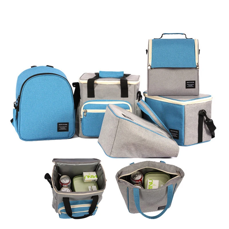 Рюкзак для ланча Женская Большая изолированная сумка переносная пищевая