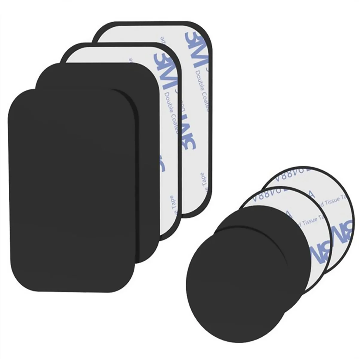Car Magnetic Bracket Metal Plate Car Disk Magnet Plate Ultra-Thin Sticker Magnetic Phone Bracket GPS Universal Accessories