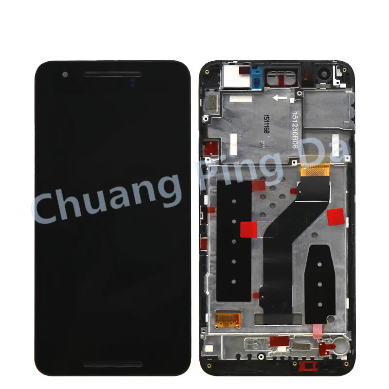 original For 2560x1440 Huawei Google Nexus 6P LCD Display Touch Screen Digitizer with Frame Assembly Replacement | Мобильные