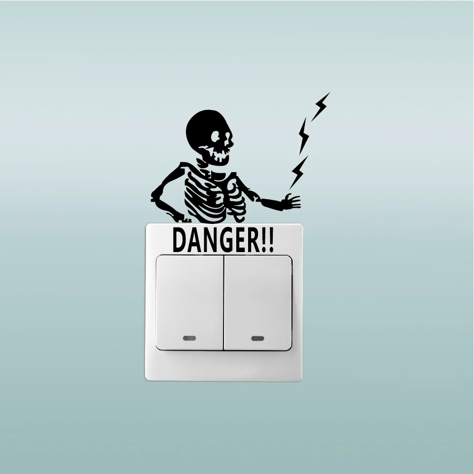 Забавная предупреждающая волна альтернативный электрический переключатель