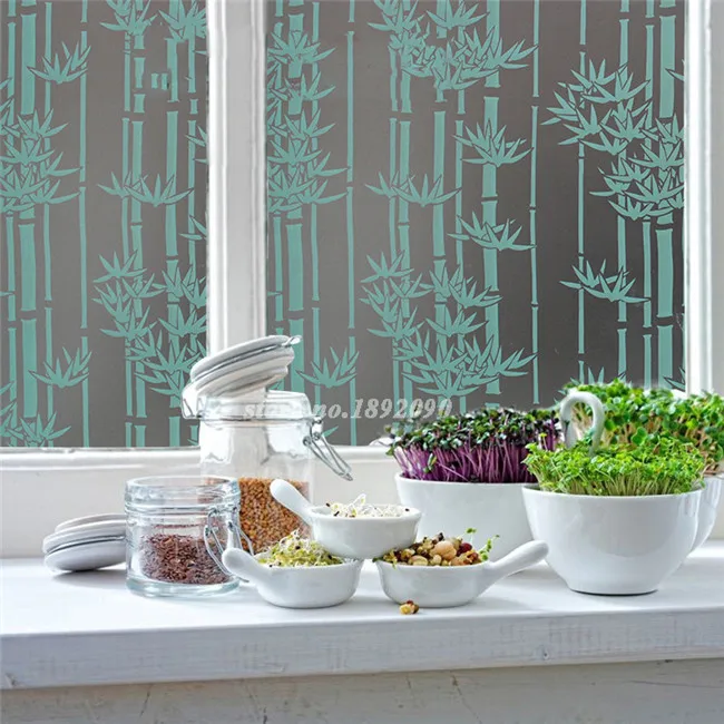 60*200 см непрозрачная самоклеющаяся стеклянная оконная пленка ПВХ матовые