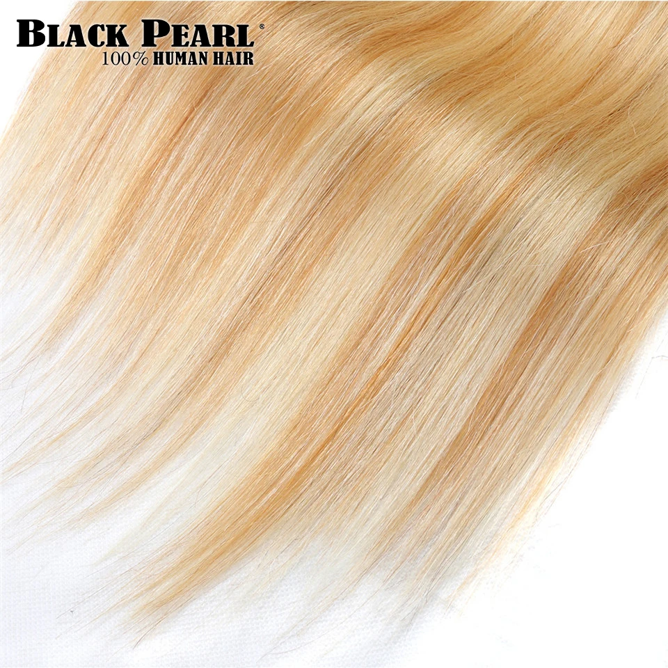 BlackPearl красочные волосы 7 шт клип в человеческих волос для наращивания Striaght honey