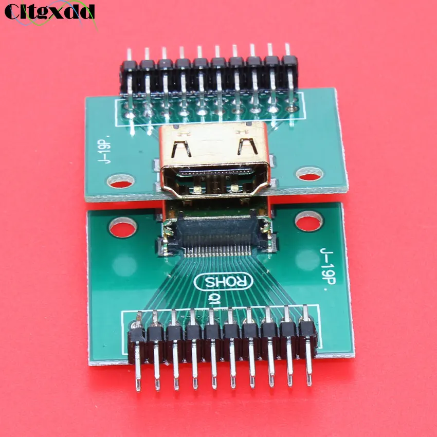 Cltgxdd 1 шт. позолоченный HDMI Тип 19Pin печатная плата соединительные провода