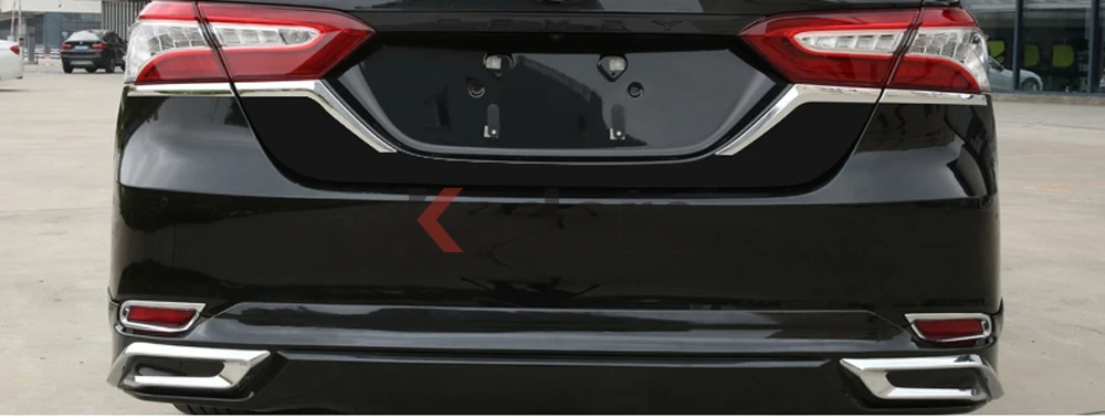 Для Toyota Camry XV70 LE XLE хромированный задний светильник, Накладка для бровей, задний светильник, лампы, полоска для века, аксессуары