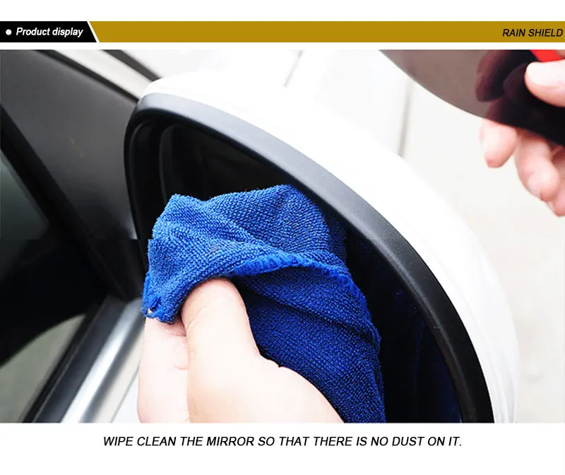 2 шт. Универсальный гибкий ПВХ дождь брови автомобильные аксессуары зеркало