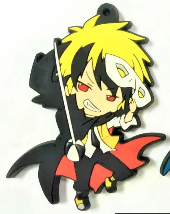 G300 Servamp аниме брелок вампир MAHIRU KURO Снежная Лилия JEJE HYDE Резиновый Ремешок/талисманы для мобильного телефона - Цвет: 1