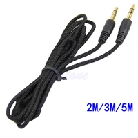 3 5mm jack male to male car aux stereo audio cable auxiliary cord braided headphone extension wire for mp3 phone car universal