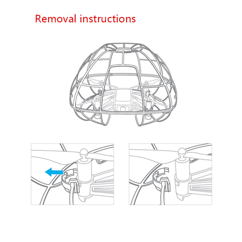 PGYTECH Full Protection Ryze tello Drone Body Accessories /tello Protective Cage Cover Guard for DJI drone | Электроника