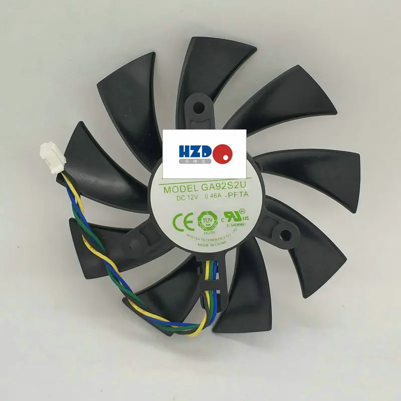 Вентилятор для охлаждения видеокарты ZOTAC GTX 1070Ti 1080Ti сменный охлаждающий