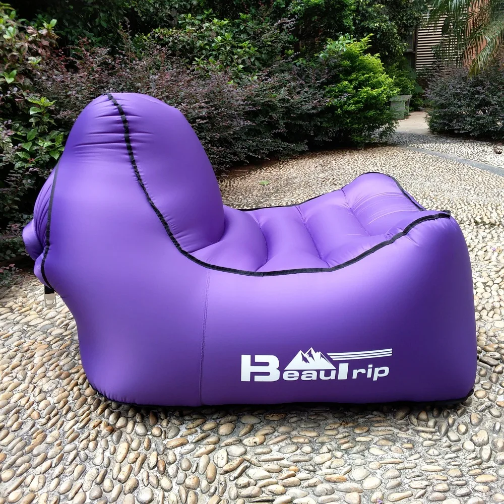 Надувной стул открытый кемпинг диван стулья шезлонг матрас ветровой мешок для