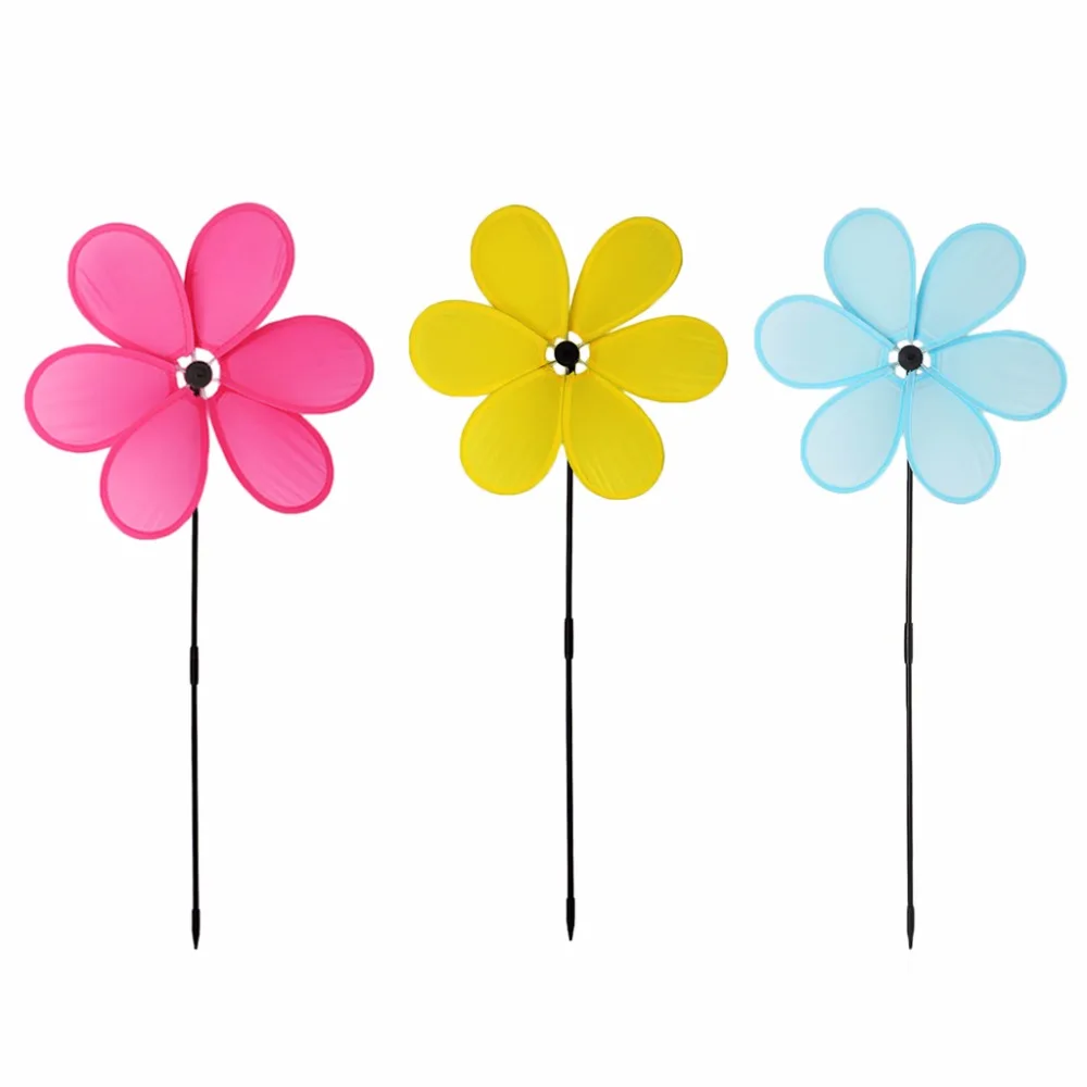 Игрушки в виде ветряной мельницы детские украшения для сада цветные уличные