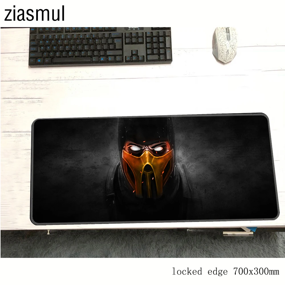 Коврик для мыши mortal kombat 700x300x3 мм коврик на запястье компьютерный Для Мыши игровые