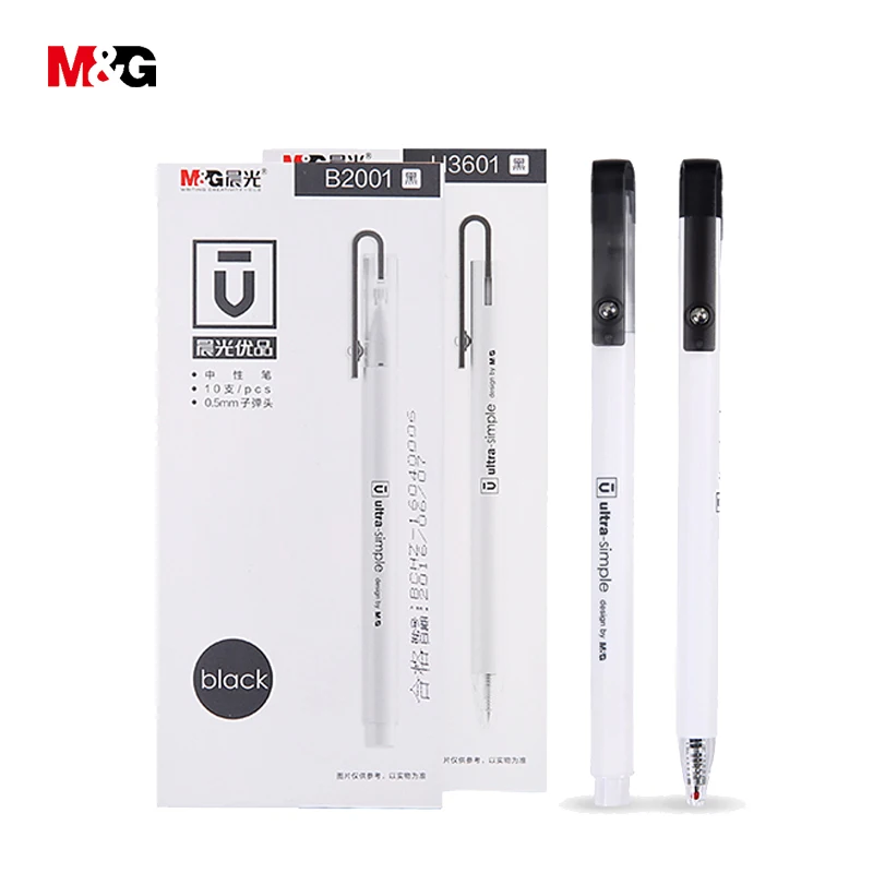 M & G Ультра простая элегантная гелевая ручка для школьные письменные