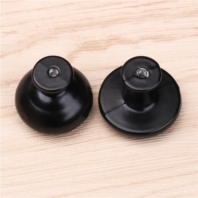 Ручки для шкафов из алюминиевого сплава черные ручки кухонного шкафа ящиков