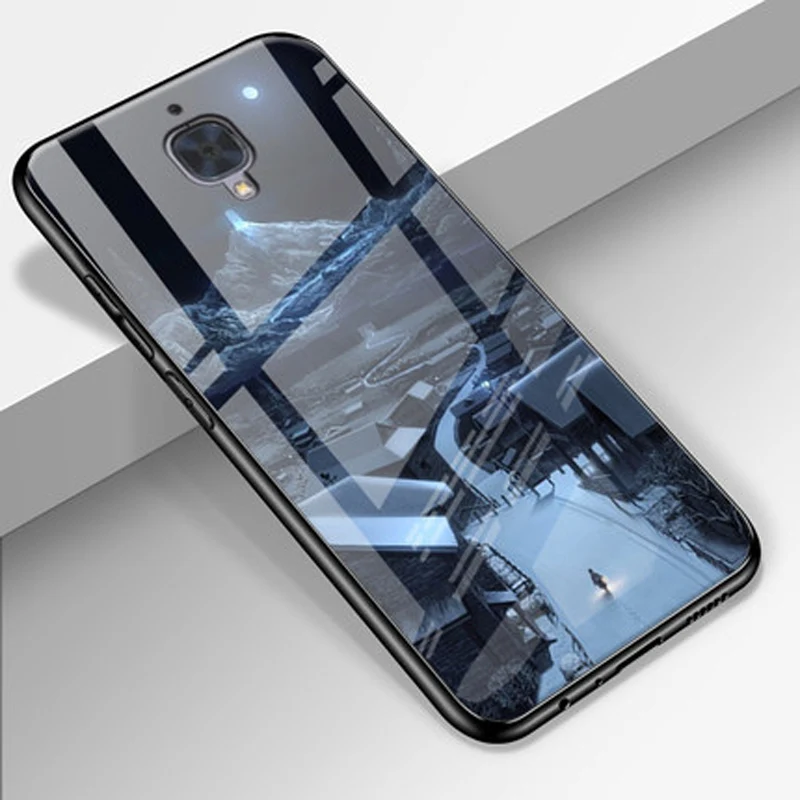 Чехол для Oneplus 3T A3010 чехол 1+ 3 T закаленное стекло Жесткий чехол-накладка мягкий полиуретановый край Oneplus3T чехол One plus 3T защитный чехол