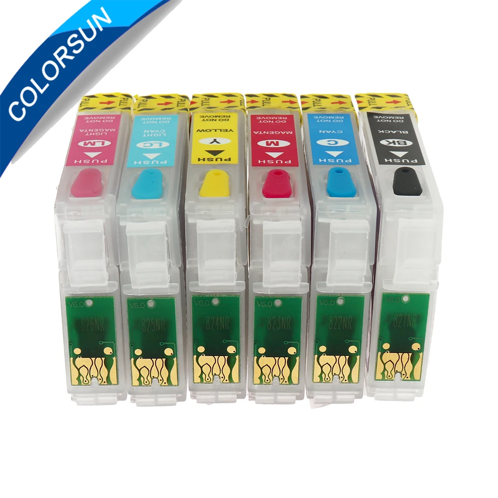 Новый 85N T0851 T0856 T0851N многоразовый чернильный картридж для Epson Stylus Photo 1390 T60 принтер с
