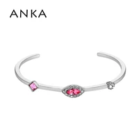 anka fashion jewelry drop crystal cuff bracelets bangles for women crystals from austria valentines day 133412