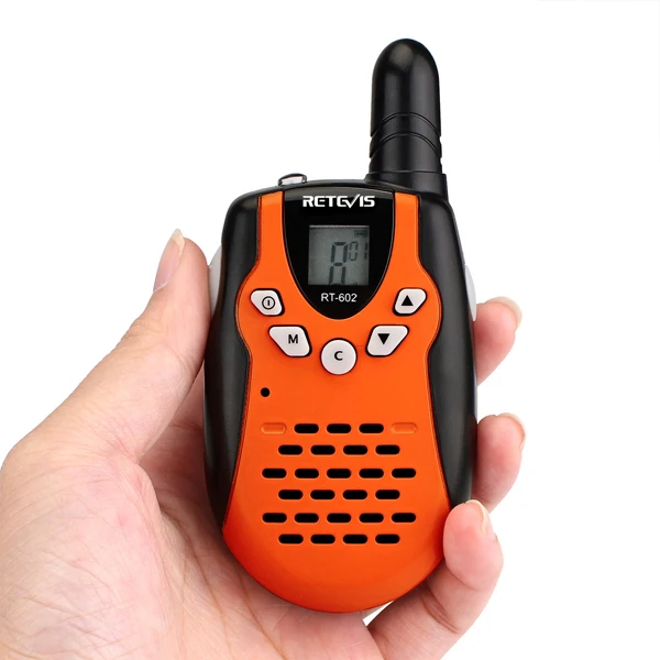 4 шт. Retevis RT602 мини рации Детские радио 0,5 Вт 8/22CH PMR446 ЖК-дисплей перезаряжаемый аккумулятор 2 способ радио коммуникатор