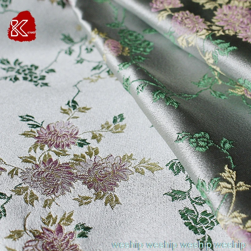 Chinese Jacquard Silklike fabric brocade Satin for COSPLAY/Kimono/Mongolia clothing/Stage suit 1order=1meter | Дом и сад