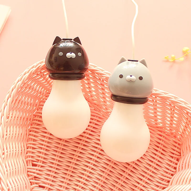 Светодиодный ночник с мультяшным котом для детей, детская спальня, USB светильник для мобильных устройств и ноутбуков, veilleuse enfant