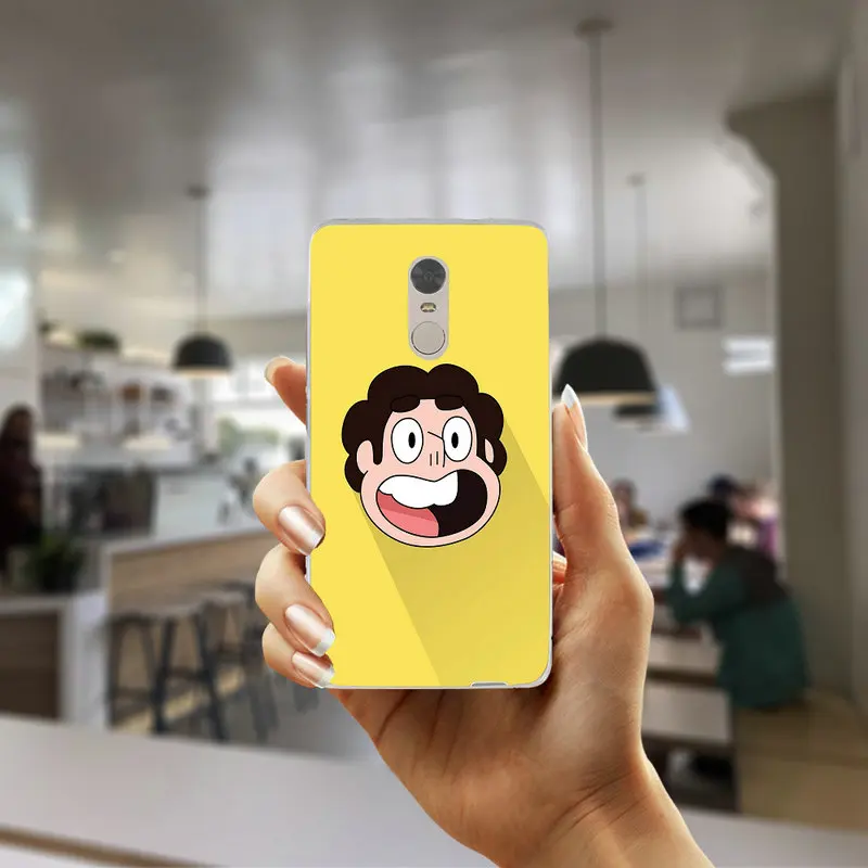 Slim Soft TPU Phone Cases for Xiaomi Redmi Mi Note 4X 2 3 3S 4A 5 6 5S 5X 5A 6X Pro Plus Coque Shell Cartoon Steven Universe | Мобильные