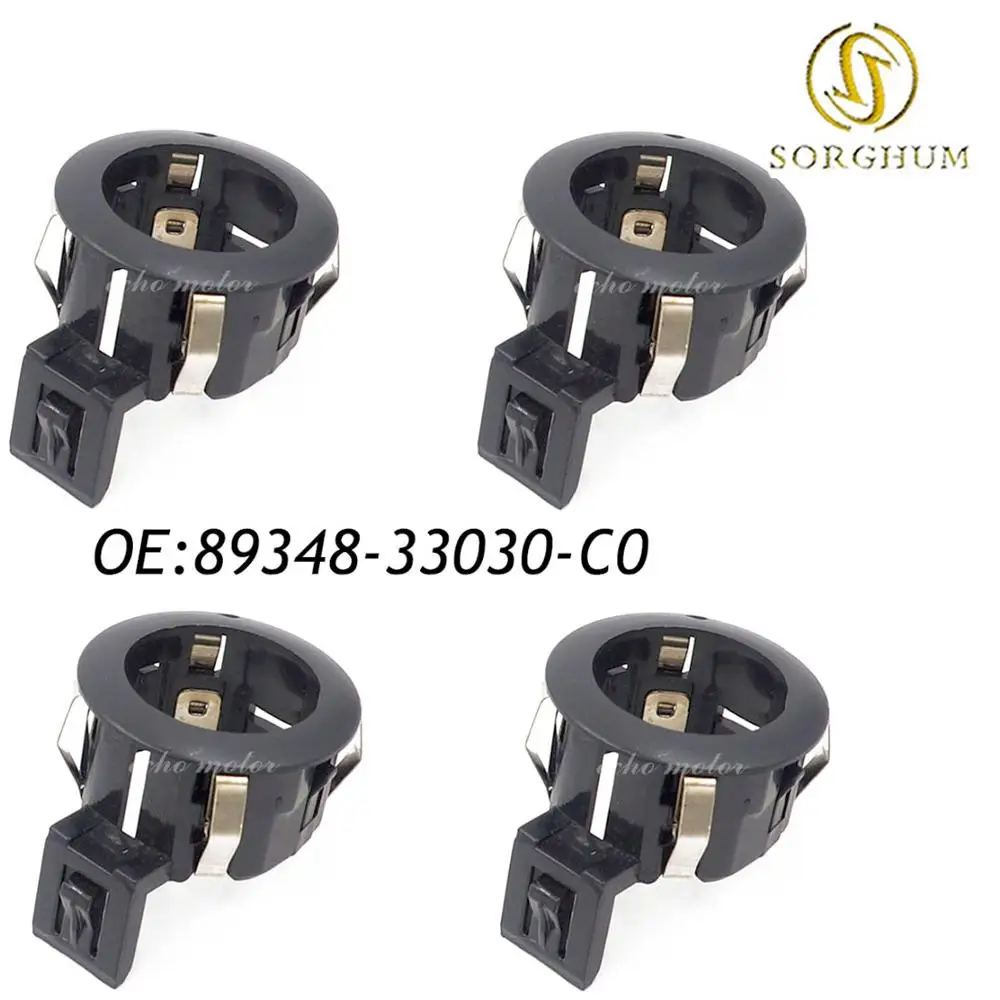 

4PCS Parking Sensor RETAINER Black Colour ULTRASONIC SENSOR RETAINER 89348-33030-C0 COVER For TOYOTA CAMRY COROLLA FJ CRUISER