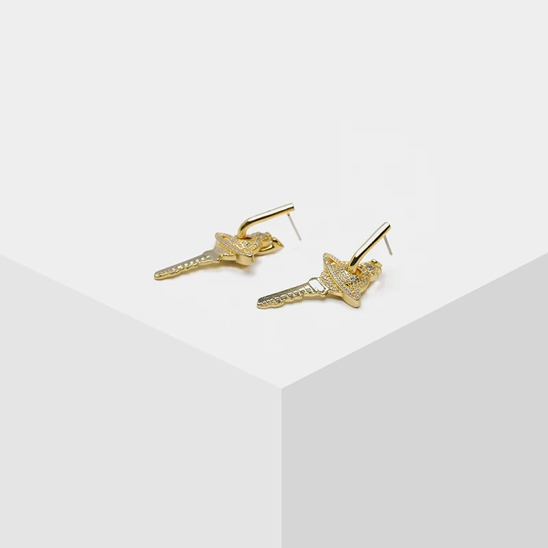 

Amorita boutique Exquisite stylish star key earrings
