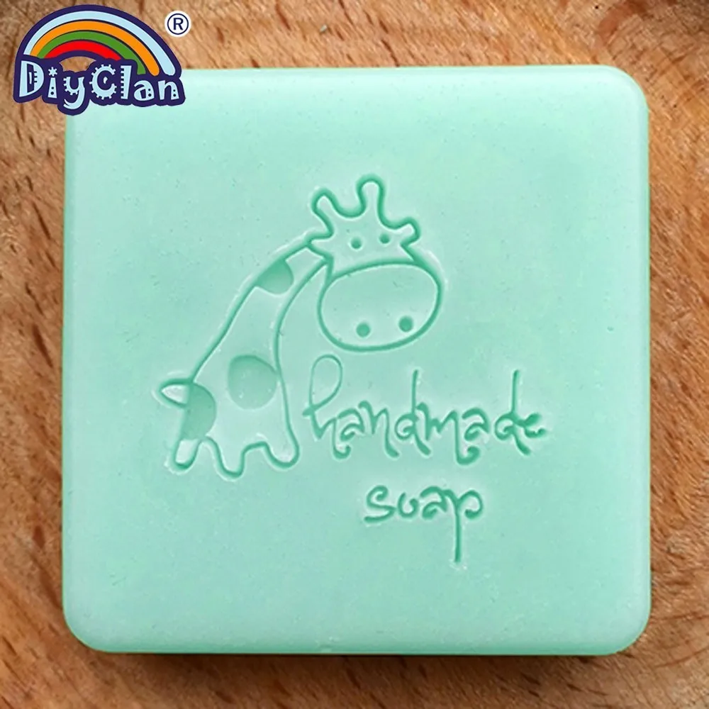 Акриловая смола DIY Сделай Сам Смола Мыло печать глава жираф мини несколько стилей