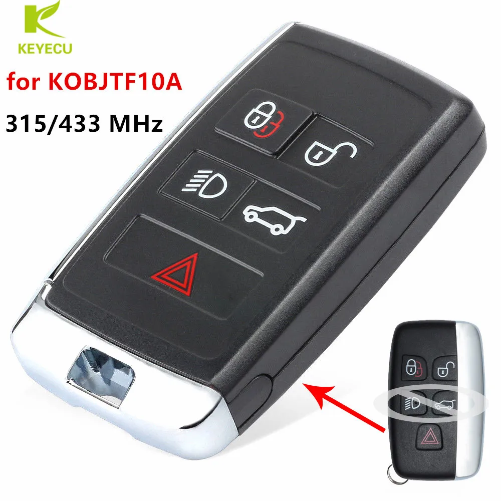 Модифицированный умный телефон KEYECU 315 МГц/433 МГц kenff 10 А для Land Rover LR2 LR4 2012 2015 Range Evoque