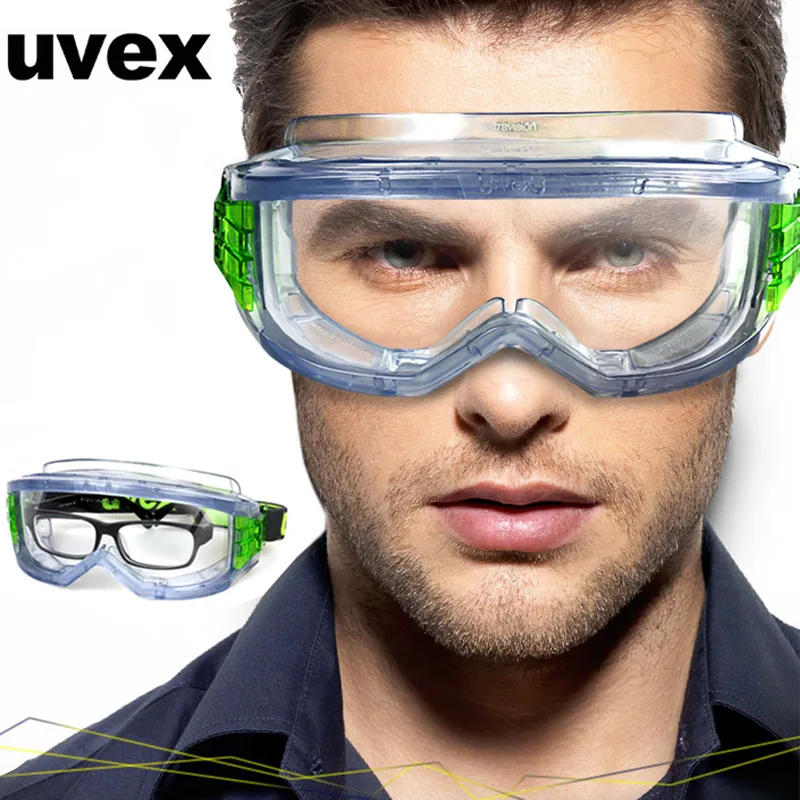 UVEX защитные очки анти-ударные ветрозащитные защитные очки прозрачные линзы очки пылезащитные уличные спортивные очки для верховой езды
