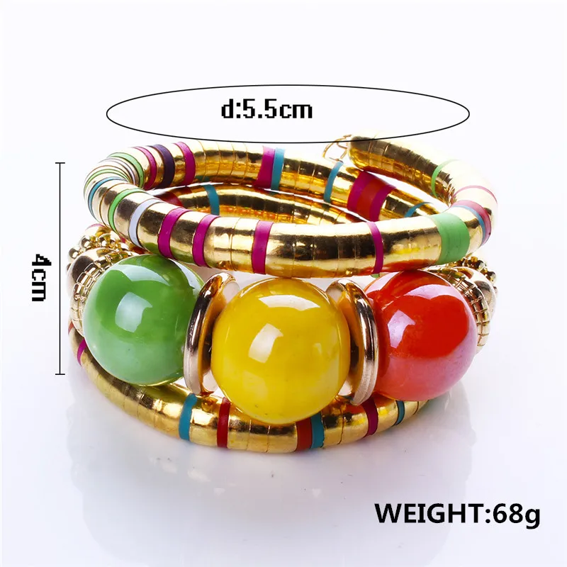 Женские очаровательные браслеты и в стиле бохо цветные этические большие модные