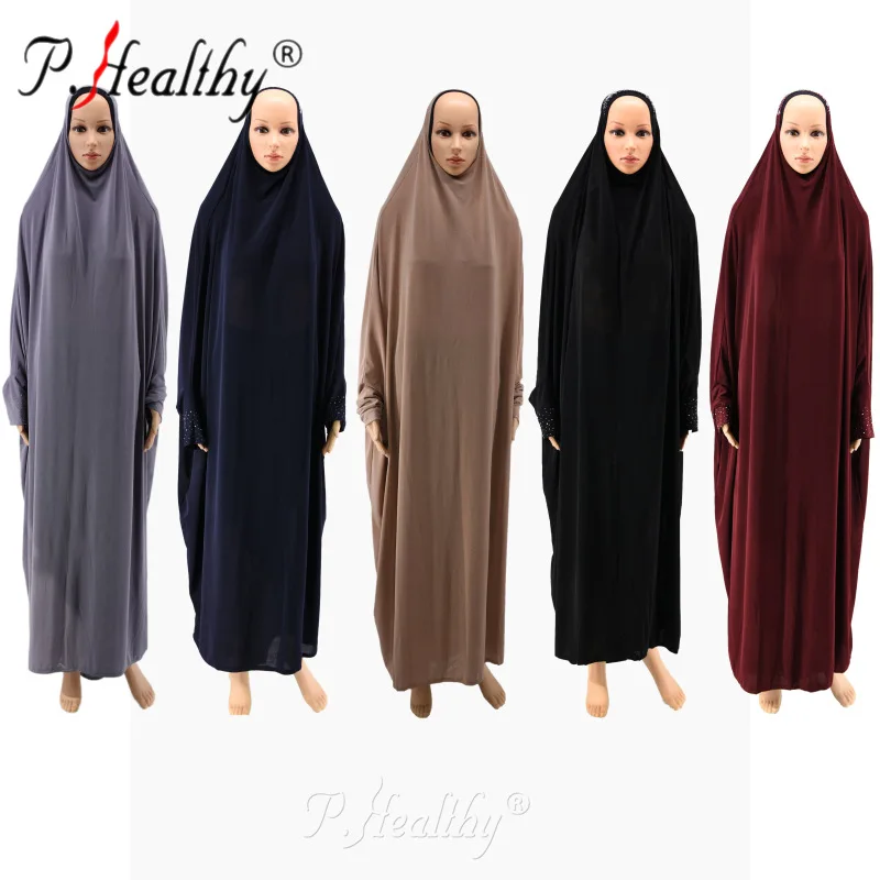 Распродажа юбка Стразы свободного размера Одежда большого хиджаб Khimmar длинные