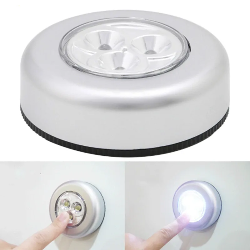 3/6led PIR датчик человеческого тела сенсорный Сенсор светодиодный ночник Батарея
