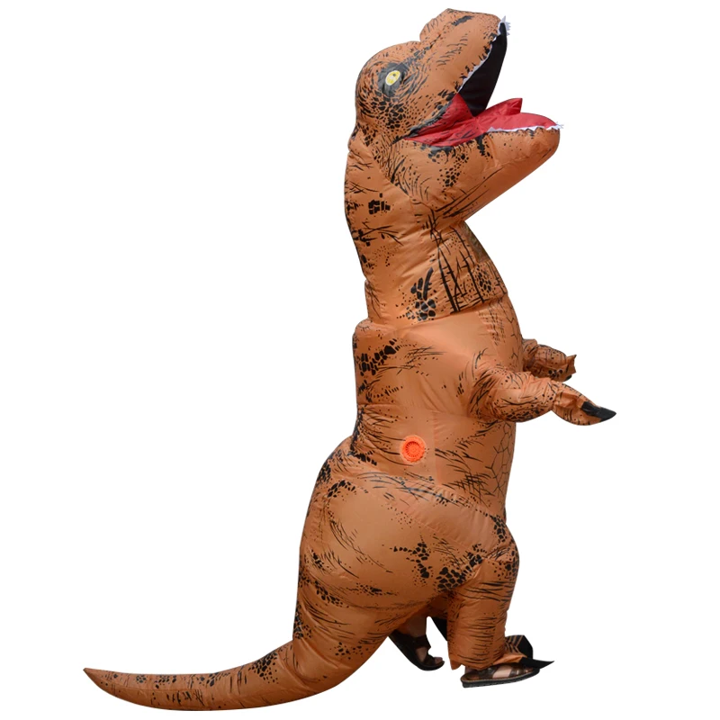 Надувной костюм талисман для женщин празднивечерние тирекса динозавра