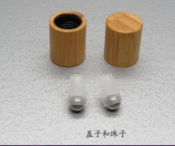 320 шт./лот 15 мл высококачественный бамбуковый рулон на бутылке (стальной шар)