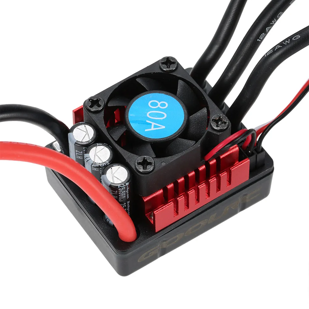Оригинальный бесщеточный двигатель GoolRC S3674 2250KV 80A ESC и программная карта