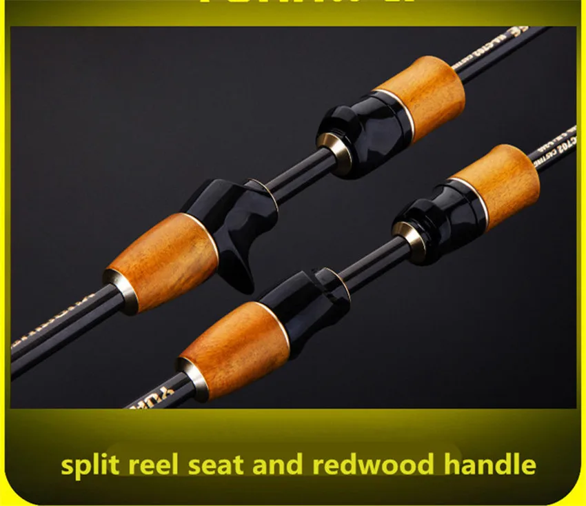 YUANWEI 1,8 m 2,1 m удочка для заброса приманки ML M MH power 2 секции baitcasing Rod Canne A Peche карбоновая удочка для приманки