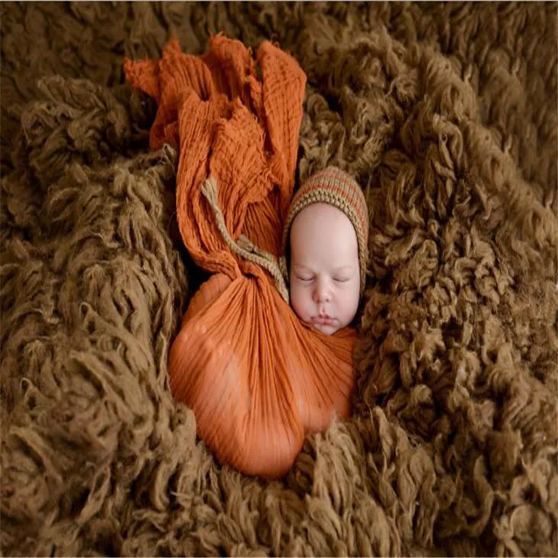 Окрашенная вручную марля сетчатая ткань для новорожденных реквизит фотосъемки